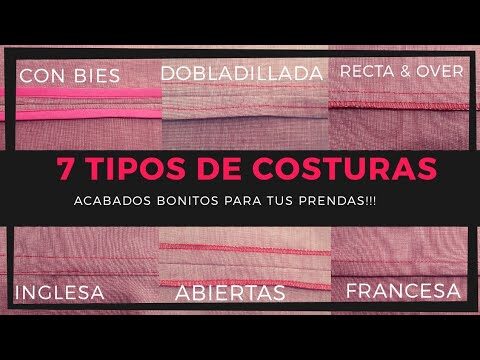 Tipos de Puntadas Esenciales para la Costura de Vestidos