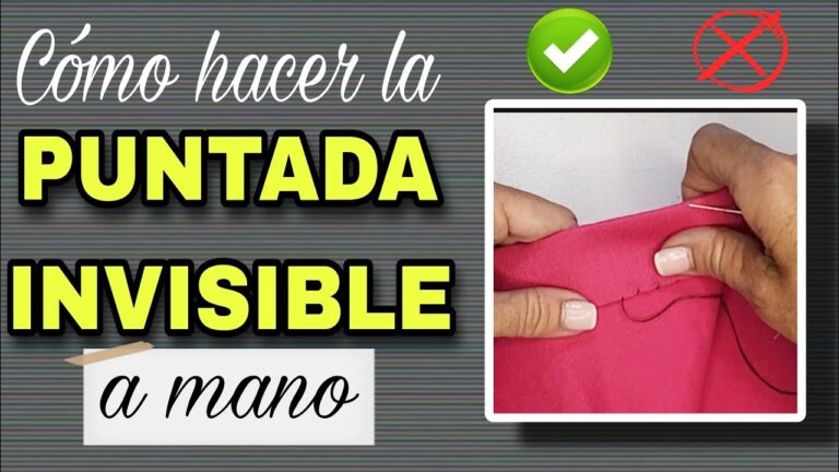 Trucos Efectivos para Puntadas Invisibles en Camisas