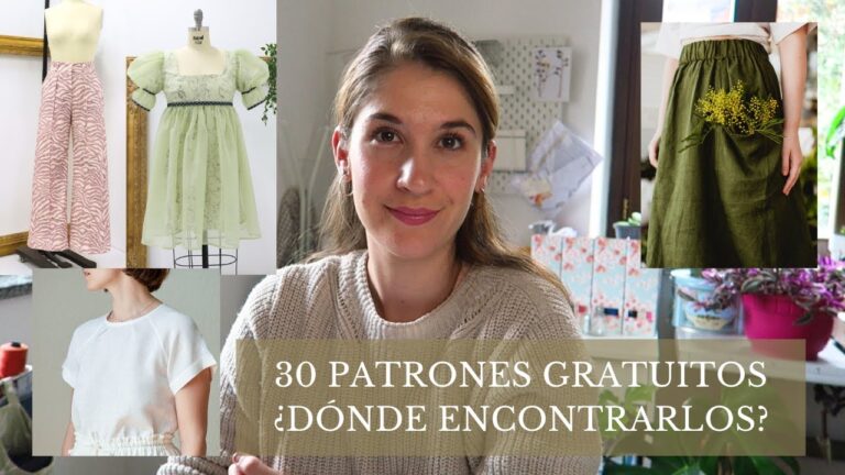 Patrones de Costura para Vestimenta Tradicional: Gu&iacute;a Completa