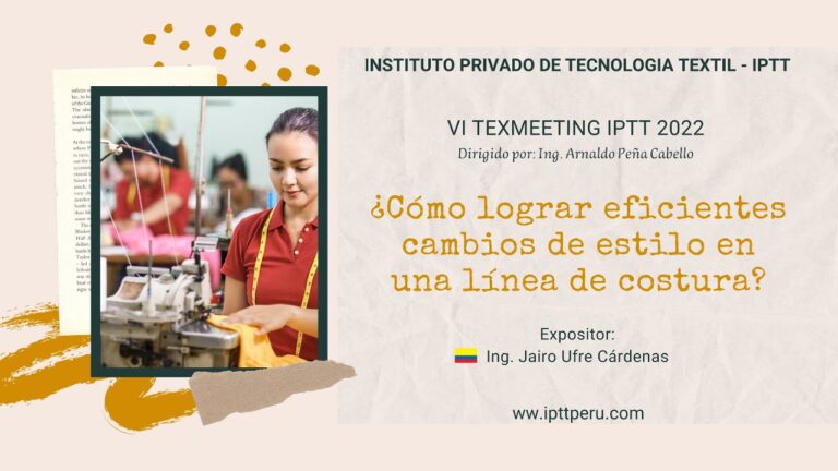 Optimizaci&oacute;n de la Eficiencia en la Costura a M&aacute;quina para la Producci&oacute;n de Prendas