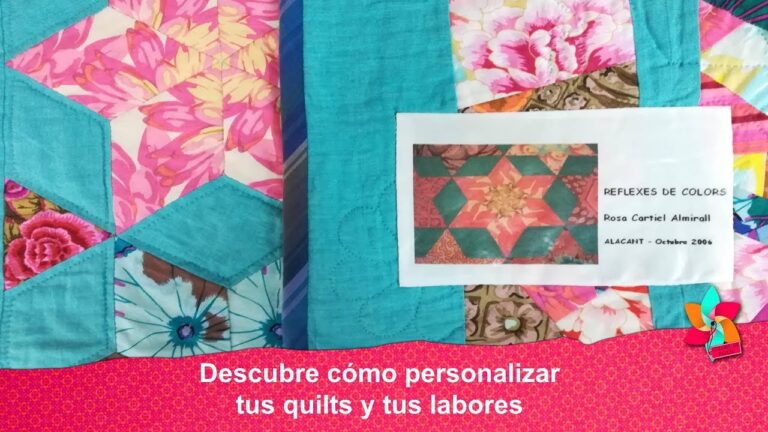 Creando Quilts Personalizados: Dise&ntilde;o y Costura a tu Estilo