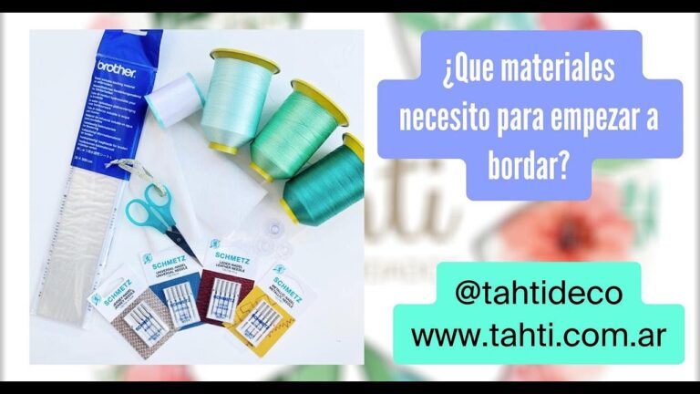 Materiales Esenciales para Costura B&aacute;sica: Hilos y Bobinas