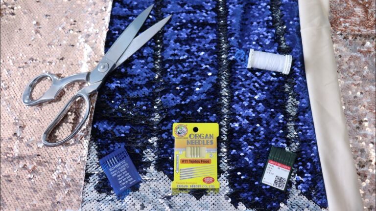 Telas Brillantes para Costura R&aacute;pida: Ideas y Consejos