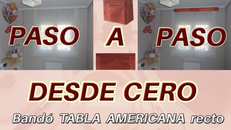 Gu&iacute;a de Costura Creativa para Cortinas Romanas