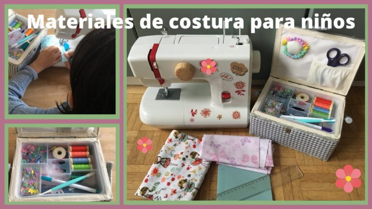 Materiales Esenciales para Costura Infantil