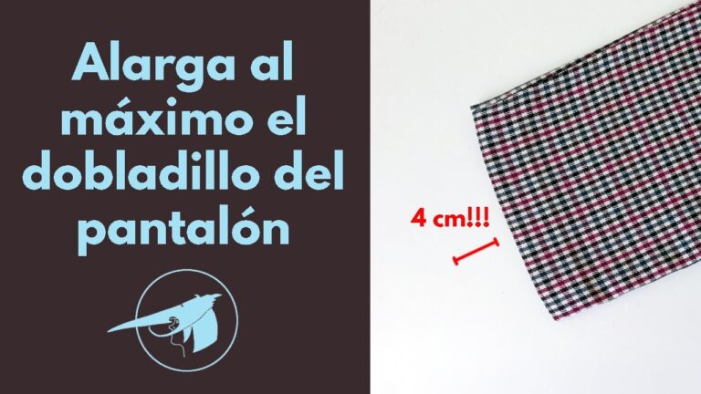 Maximiza el Uso de la Tela en la Costura de Pantalones