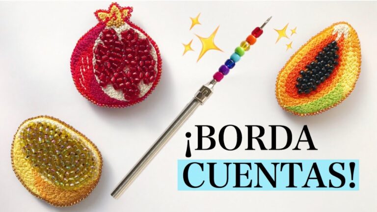 Creatividad en Accesorios: Técnica de Bordado de Cuentas