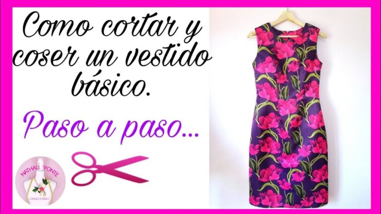 Guía Práctica para la Costura de Vestidos a Mano