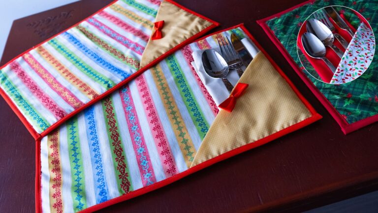 Creando un Patchwork Único con Telas a Rayas Originales