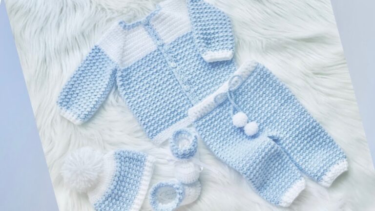 Creatividad en Dise&ntilde;os de Ropa de Beb&eacute; Tejida a Mano