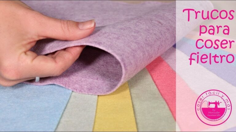 Gu&iacute;a Pr&aacute;ctica para Trabajar la Tela de Fieltro en Manualidades