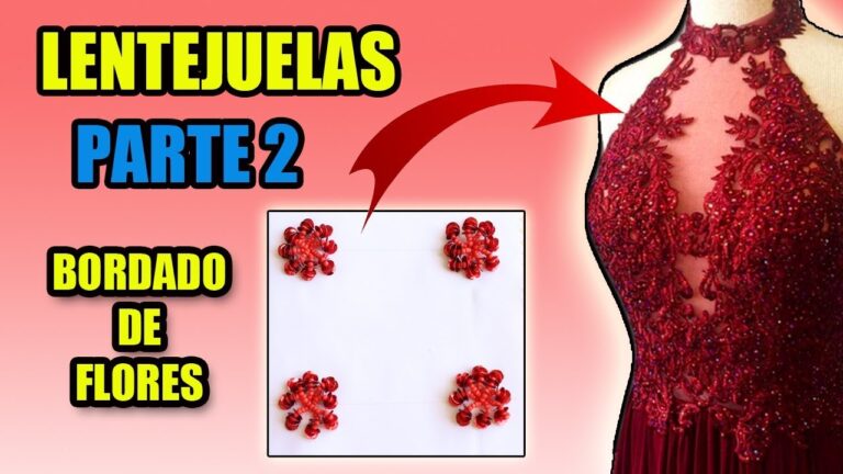 Elegancia del Bordado en Tela de Lentejuelas