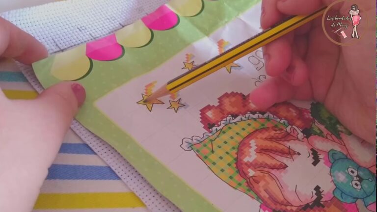 T&eacute;cnicas de Bordado en Tela Aida Estampada: Gu&iacute;a Pr&aacute;ctica