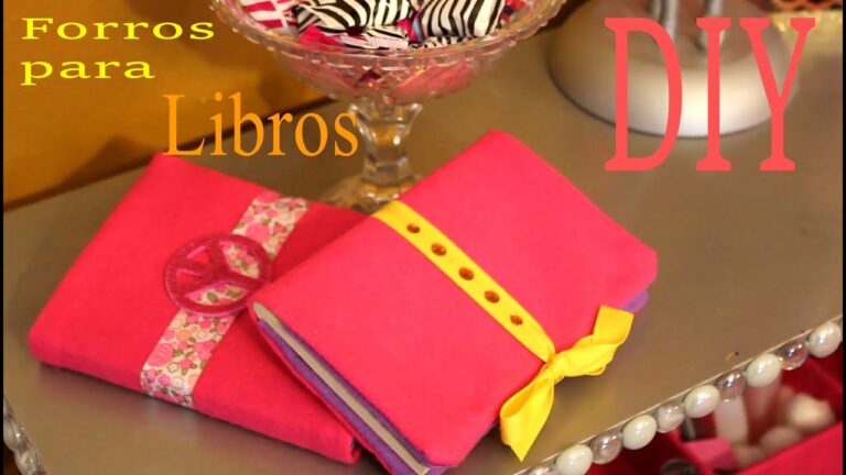 Ideas Creativas de Costura para Fundas de Libros