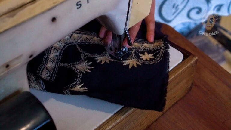 Riqueza Cultural en la Costura de Ropa Tradicional con Bordados a Mano